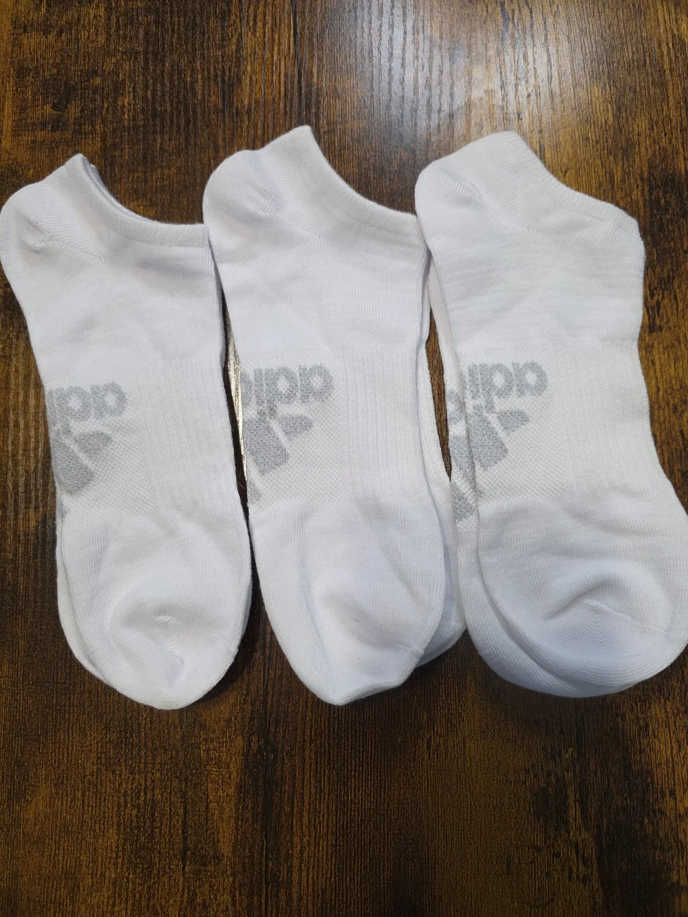 adidas White Low-Cut Athletic No-Show Socks - 3 Pack NWOT